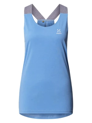 Haglöfs Top funkcyjny "Ridge" w kolorze błękitno-szarym rozmiar: XS