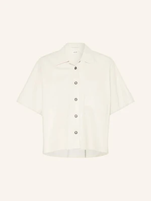 Haikure Bluzka Avril Wrincled Ze Skóry weiss