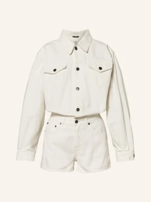 Haikure Jeansowy Kombinezon Elle weiss