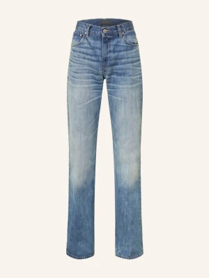 Haikure Jeansy Flared Flora Blue Ryder blau
