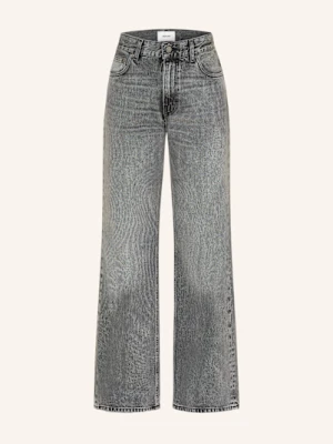 Haikure Jeansy Straight Korea grau