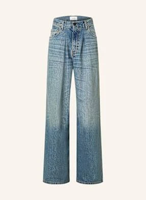 Haikure Jeansy Wide Leg Candy Blue blau