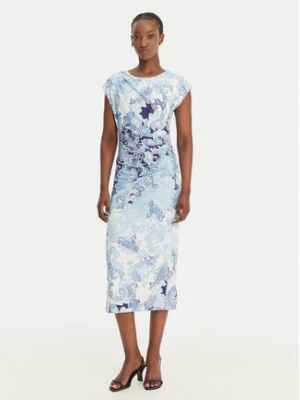 Hale Bob Sukienka koktajlowa Thora 5ZLG662A Błękitny Slim Fit