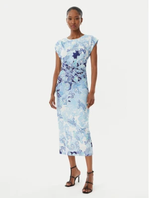 Hale Bob Sukienka koktajlowa Thora 5ZLG662A Błękitny Slim Fit