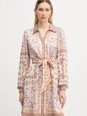 Hale Bob sukienka koszulowa z dodatkiem jedwabiu Arlo