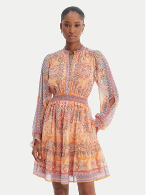 Hale Bob Sukienka letnia Eleanora 5YTK662A Pomarańczowy Regular Fit