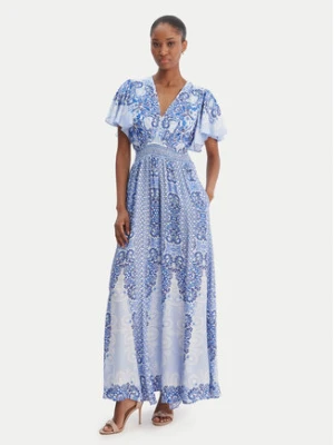 Hale Bob Sukienka letnia Sandra 5YTK664A Niebieski Regular Fit