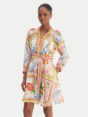 Hale Bob Sukienka letnia with linen Lakelynn 5YXP674A Kolorowy Regular Fit