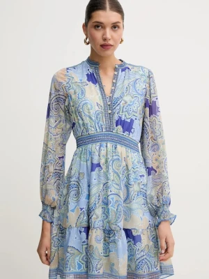 Hale BOB sukienka Shelby kolor niebieski mini rozkloszowana 4YDD630A