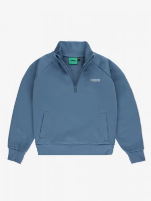 Half Zip Baza II Blue Kids