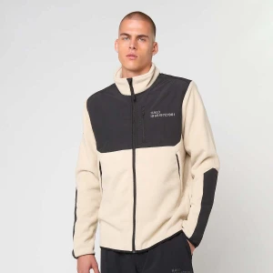 HALO Blocked Zip Fleece mężczyźni Komplety dresowe beż rozmiar Odzież
