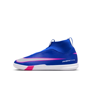 Halowe buty piłkarskie typu high top dla małych/dużych dzieci Nike Jr. Mercurial Superfly 10 Academy - Niebieski