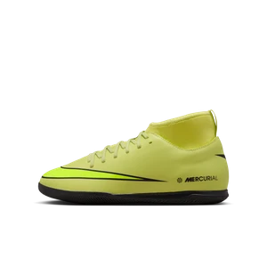 Halowe buty piłkarskie typu high top dla małych/dużych dzieci Nike Jr. Mercurial Superfly 10 Club - Zieleń