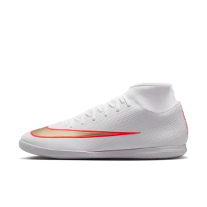 Halowe buty piłkarskie z wysoką cholewką Nike Mercurial Superfly 11 Club - Biel