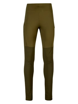 Halti Legginsy funkcyjne "Pallas" w kolorze oliwkowym rozmiar: 40