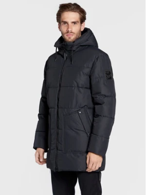 Halti Płaszcz zimowy Linjat 065-0419 Czarny Regular Fit