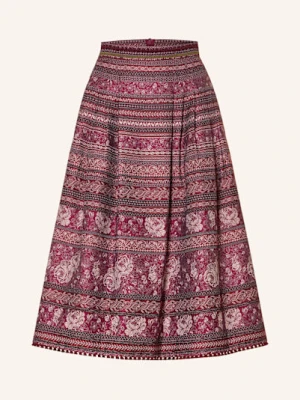 Hammerschmid Żakardowa Spódnica Do Stroju Ludowego Lindau rot