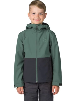 Hannah Kurtka softshellowa "Wat" w kolorze zielono-antracytowym rozmiar: 122/128