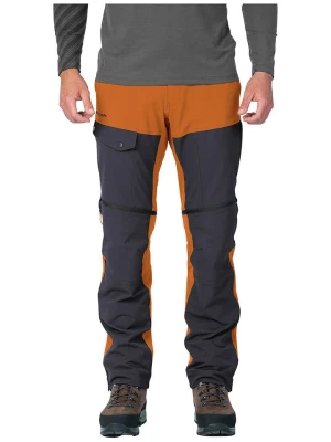 Hannah Spodnie funkcyjne Zipp-Off "Torg" w kolorze antracytowo-pomarańczowym rozmiar: L