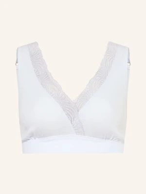 Hanro Biustonosz Bez Fiszbin Cotton Delight blau