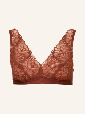 Hanro Biustonosz Bustier Azelia braun BRĄZOWY