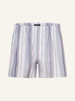 Hanro Bokserki Tkane Fancy Woven blau