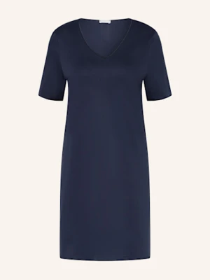 Hanro Koszula Nocna Cotton Silk blau