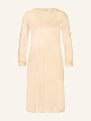 Hanro Koszula Nocna Moments Z Rękawami 3/4 pink