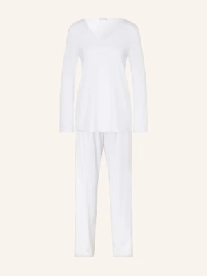 Hanro Piżama Cotton Silk weiss