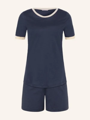 Hanro Piżama Typu Shorty Laura blau