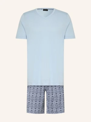 Hanro Piżama Typu Shorty Night &Amp; Day blau
