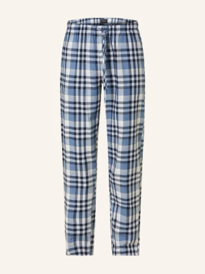 Hanro Spodnie Od Piżamy Cozy Comfort Z Flaneli blau