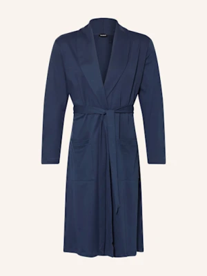 Hanro Szlafrok Męski Night & Day blau