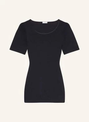 Hanro T-Shirt Cotton Seamless schwarz