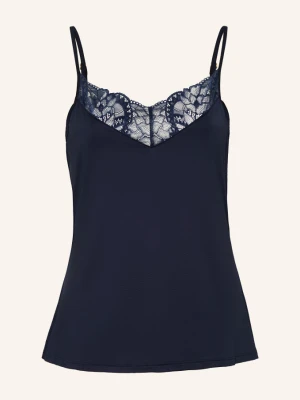 Hanro Top Azelia blau GRANATOWY