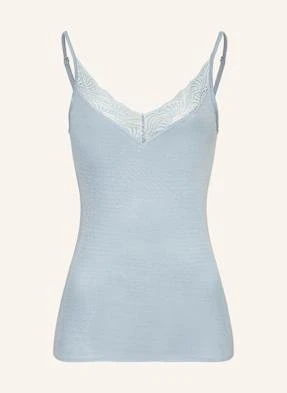 Hanro Top Cotton Delight blau