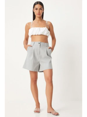 Happiness Istanbul Bermudy w kolorze szarym rozmiar: 38