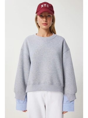 Happiness Istanbul Bluza w kolorze szaro-błękitnym rozmiar: 36