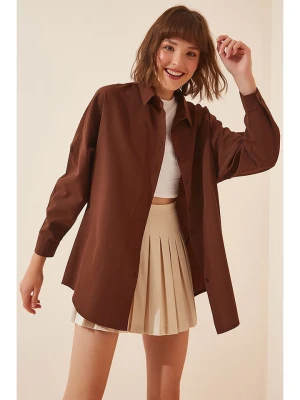 Happiness Istanbul Bluzka w kolorze brązowym rozmiar: 42