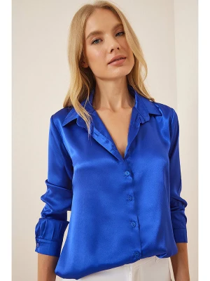 Happiness Istanbul Bluzka w kolorze niebieskim rozmiar: 36