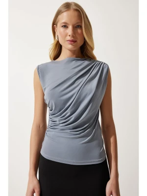 Happiness Istanbul Bluzka w kolorze szarym rozmiar: 36