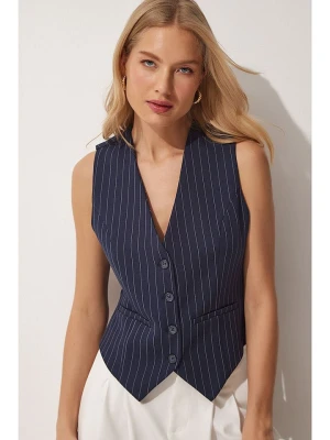 Happiness Istanbul Kamizelka garniturowa w kolorze granatowym rozmiar: 40