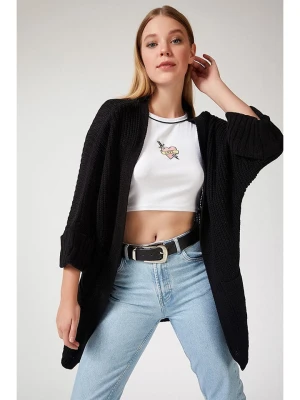 Happiness Istanbul Kardigan w kolorze czarnym rozmiar: onesize