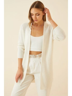 Happiness Istanbul Kardigan w kolorze kremowym rozmiar: onesize