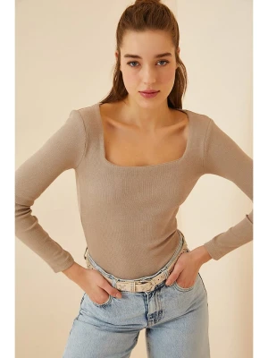 Happiness Istanbul Koszulka w kolorze beżowym rozmiar: S/M