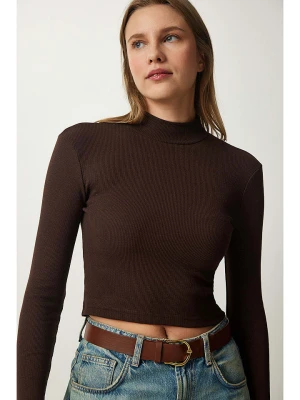 Happiness Istanbul Koszulka w kolorze brązowym rozmiar: S/M