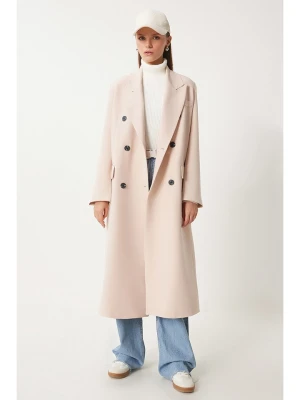 Happiness Istanbul Płaszcz przejściowy w kolorze kremowym rozmiar: 36