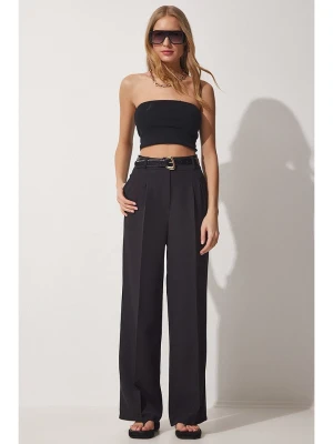 Happiness Istanbul Spodnie w kolorze czarnym rozmiar: 38