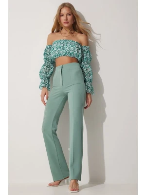 Happiness Istanbul Spodnie w kolorze miętowym rozmiar: 36