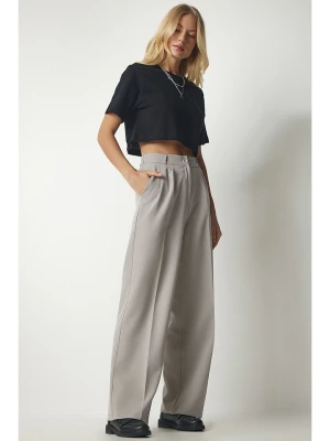 Happiness Istanbul Spodnie w kolorze szarym rozmiar: 40